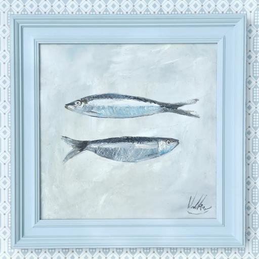 Original Oil Painting - Fish by Scott Walker
