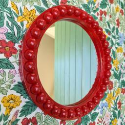 Round bobbin mirror Cherry Red Gloss.jpg