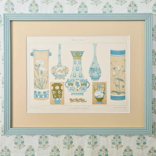 Antique Vases Print in Reeded Frame
