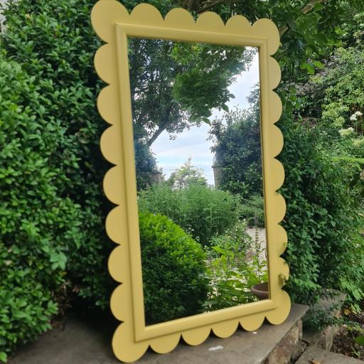 Scallop Mirror (Odd size) 50 x 80cm SOLD